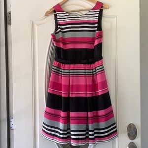 Brand New! Dress Barn -  Black dress with stripes